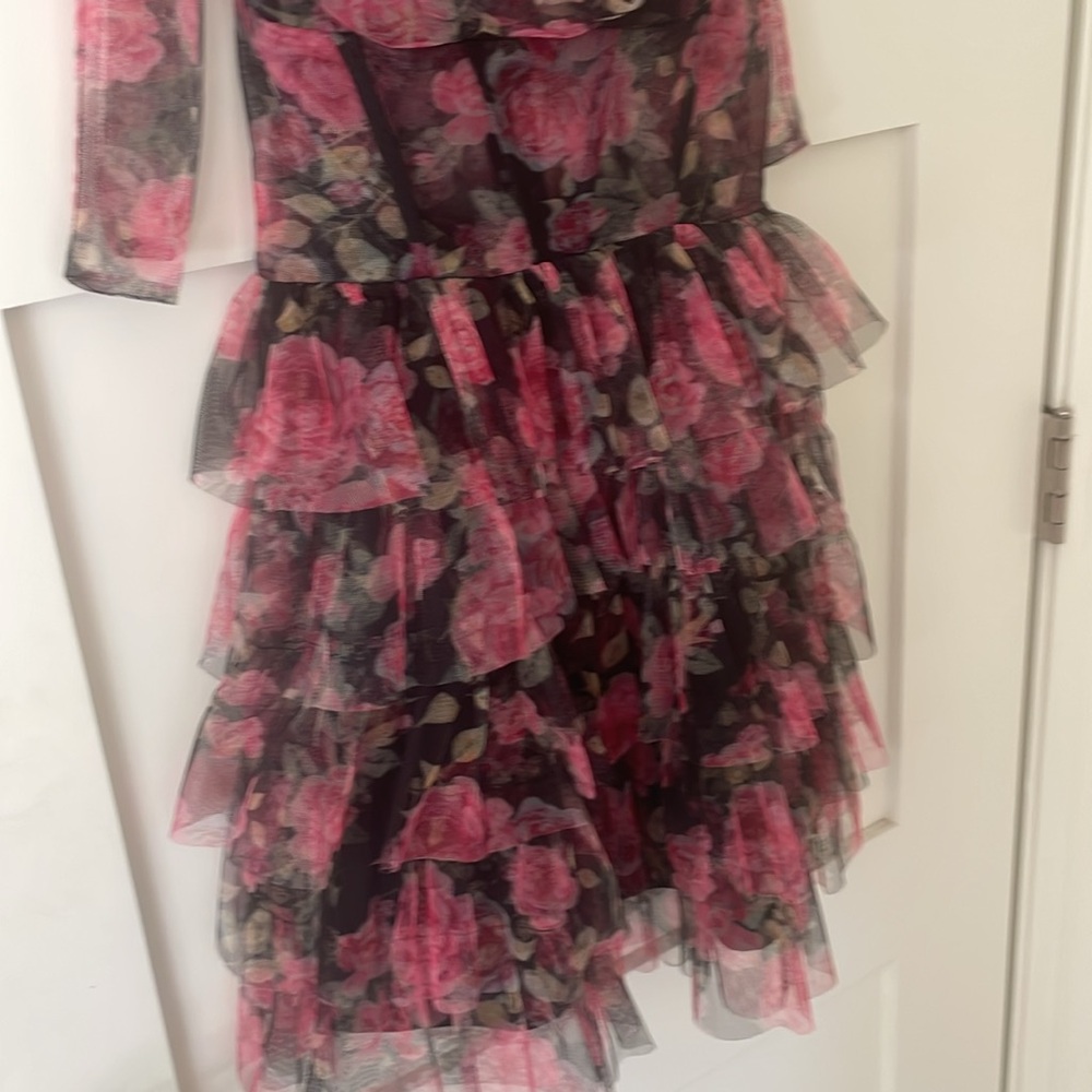 Floral Ruffle Dress - Picture 3 of 5